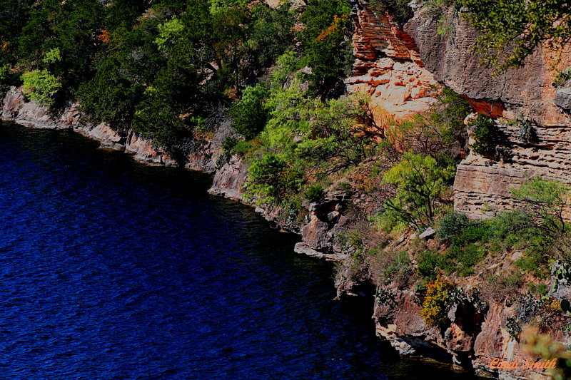 LOOKING DOWN FROM THE CLIFFS