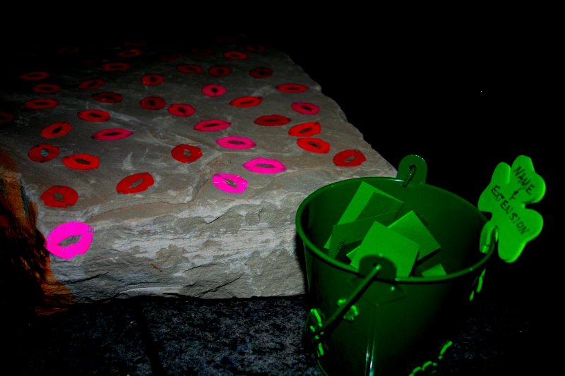 THE BLARNEY STONE HAS BEEN KISSED!  HAPPY SAINT PATRICKS DAY EVERYONE!