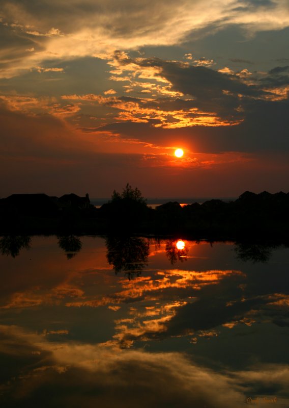 MIRROR IMAGE - SAME SPOT, DIFFERENT SUNSET