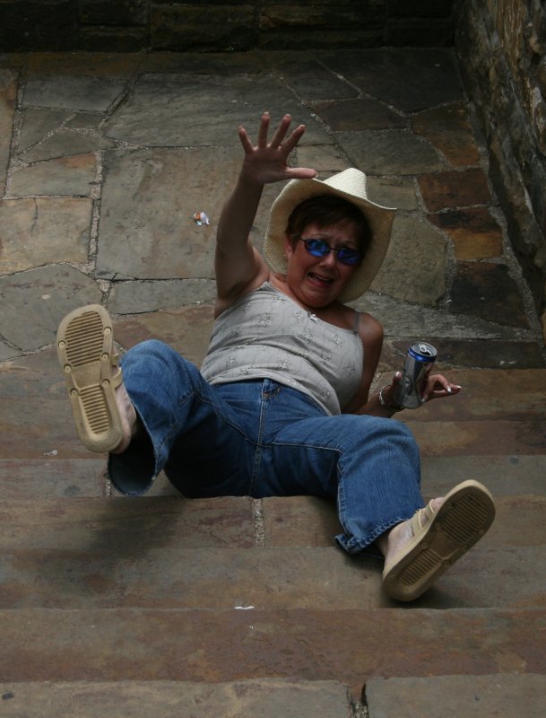 JUST FELL...CLICK NEXT TO SEE THE NEXT SEQUENCE OF EVENTS