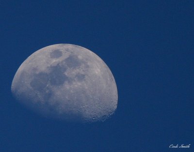 MOON IN LATE AFTERNOON