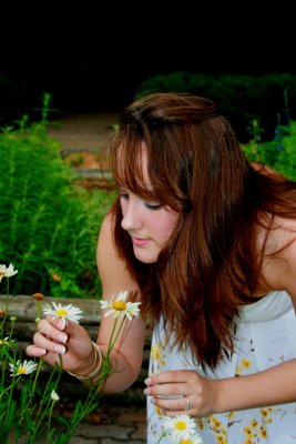 STOPPING TO LOOK AT FLOWERS