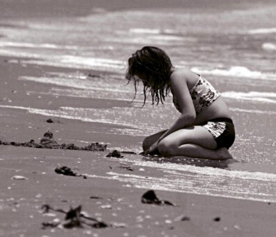 PLAYING IN THE SAND