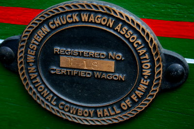 SUE AND KEN'S CHUCK WAGON MADE IT INTO THE NATIONAL COWBOY HALL OF FAME!  WHOO HOO!