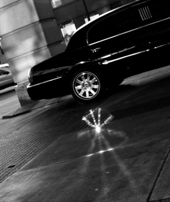 REFLECTION OF A LIMO
