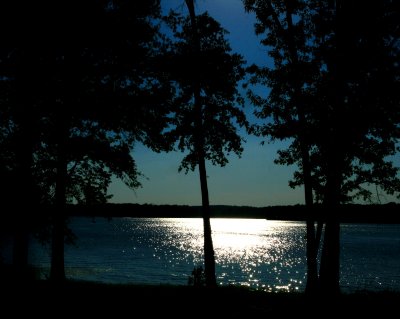 DUSK AT THE LAKE