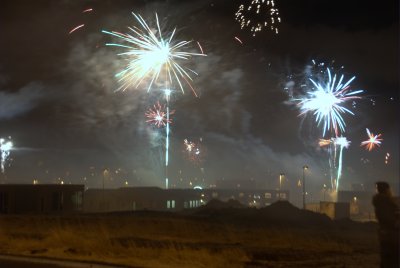 Fireworks on lftanes