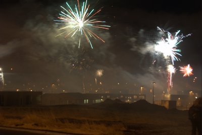 Fireworks on lftanes