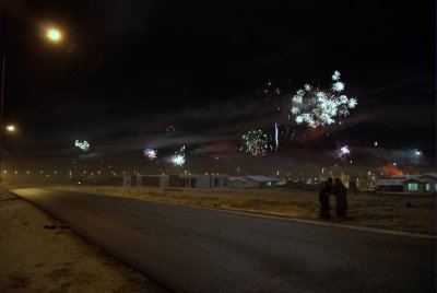 Fireworks on lftanes