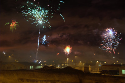 Fireworks on lftanes