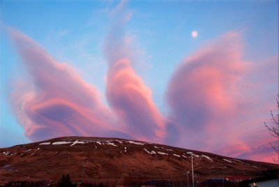 Peculiar cloud formations