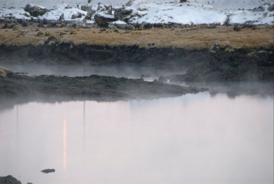 Steam from the sea