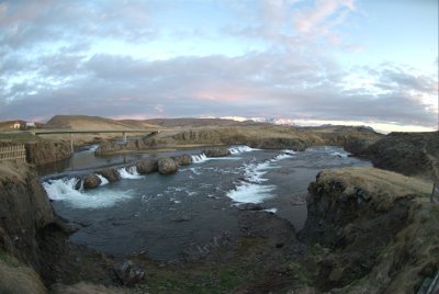 Trllafoss and surroundings