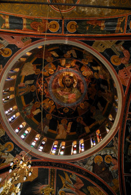 Inside the drome of the church at Siana