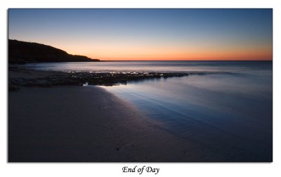 End of Day - Sunset at Port Noarlunga, South Australia, 3rd Jan.