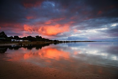 Dawn Reflections - Lake Albert.