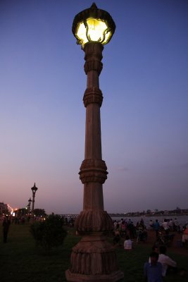 Lamppost in the dusk
