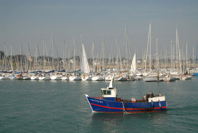 Port Haliguen, retour des pcheurs