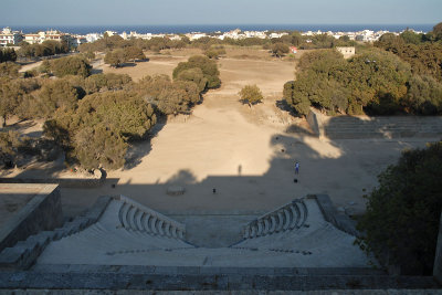 Rhodes, the ancient stadium