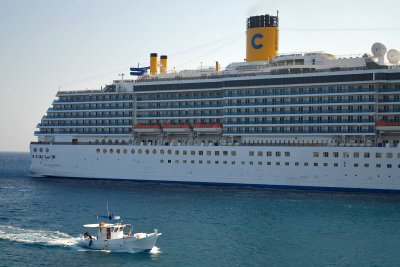 Arriving in Rhodes