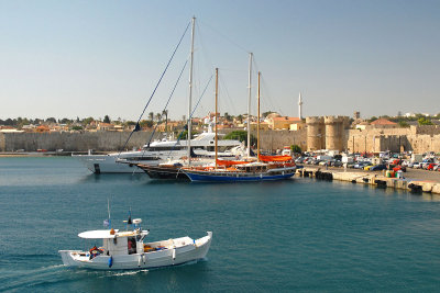 Rhodes harbour