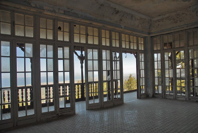 Inside Mussolini's villa on the Profitis Illias mount