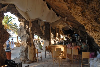 The bar inside the rock