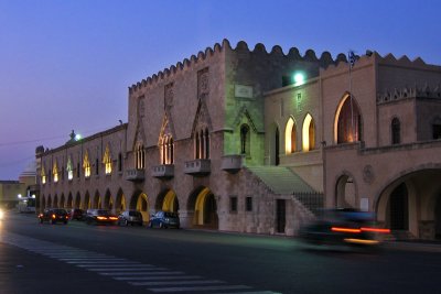 Rhodes by night