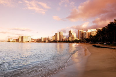 Waikiki Beach at Sunrise
