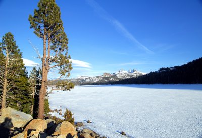 Frozen Caples Lake