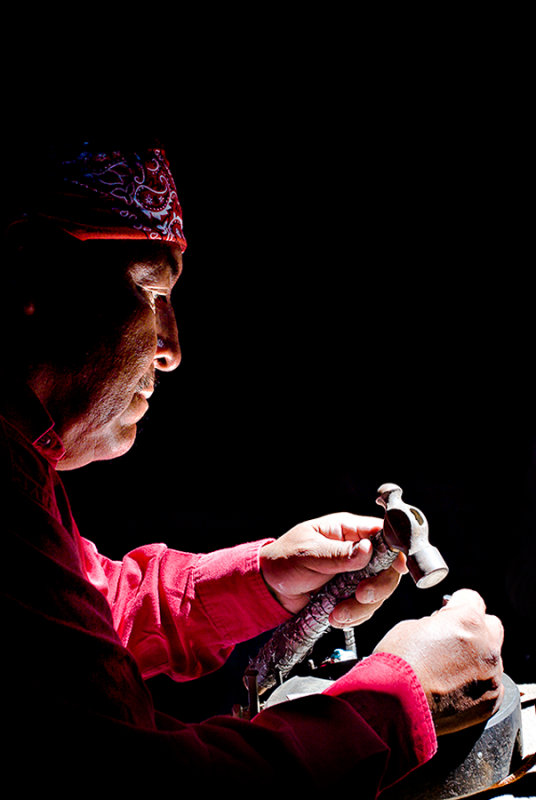 Navajo Silversmith 5
