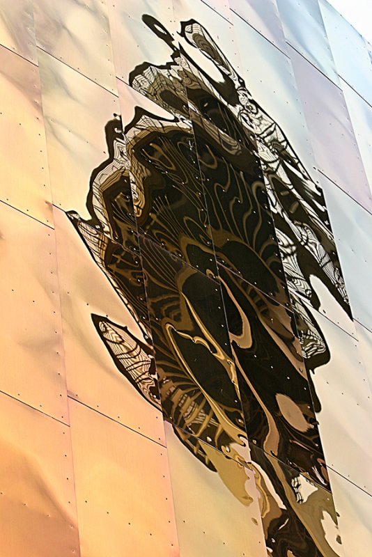 Space Needle Reflected in EMP
