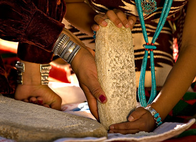 Grinding Corn