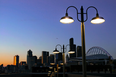 Seattle Lights from the Ballpark