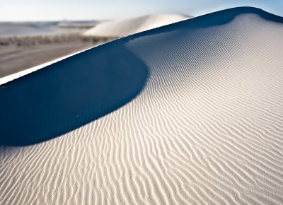 White Sands patterns in the sand