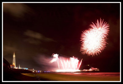 Fireworks over Blackpool