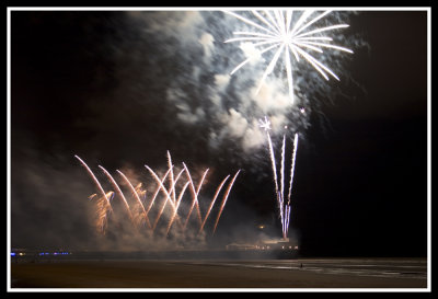 Fireworks off North Pier
