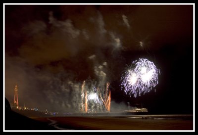 Fireworks off North Pier