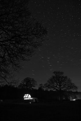 Campervan under the stars