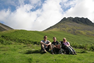Me, Paul, nell and Jo on Great Gable