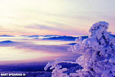 Winter Sunrise From Blue Mountain