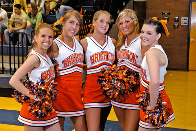 Brighton High School Sophmore Cheerleaders