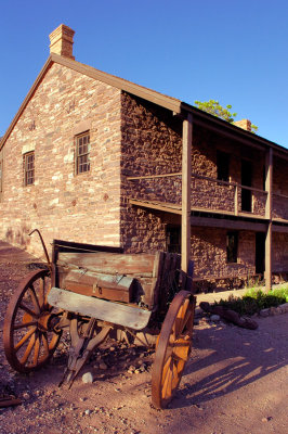 Side View With Wagon