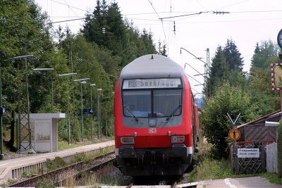 Train from Fribourg to  Seegbrug.