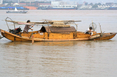 Fishermen on the Yangtze river