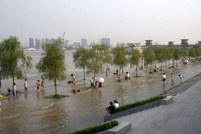Flood on the Yangtse  river