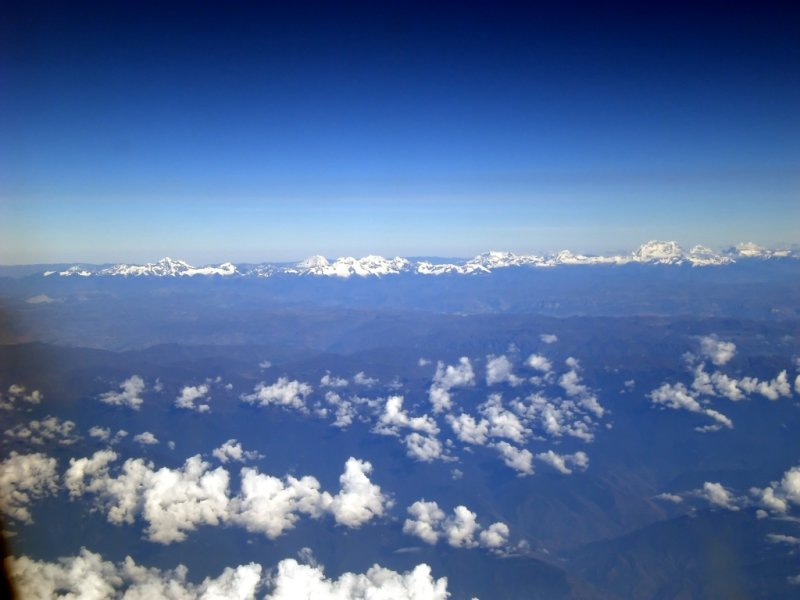 The Snow-Capped Andeas Mountains