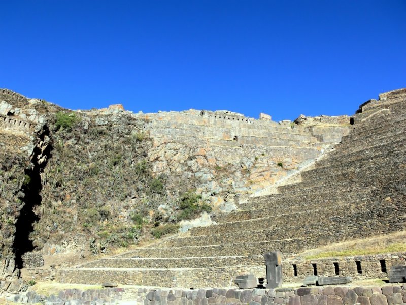The Inca Ruins at Ollantaytambo