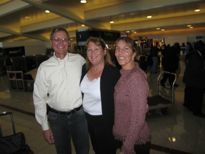 James, Nancy and myself in Atlanta Airport