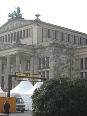 One of Schinkel's finest accomplishments, the Konzerthaus (1821) Berliner Sinfonie-Orchester is here